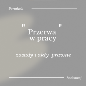 przerwa w pracu